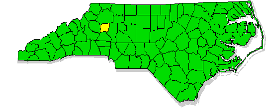 map of Alexander County
