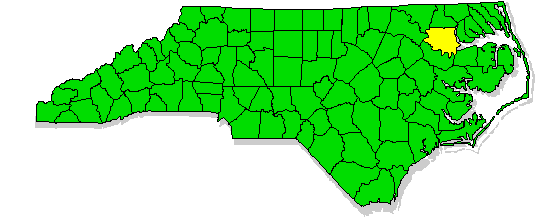 map of Bertie County
