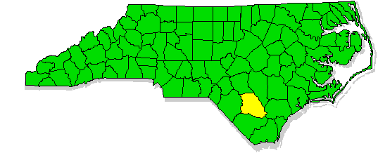 map of Bladen County